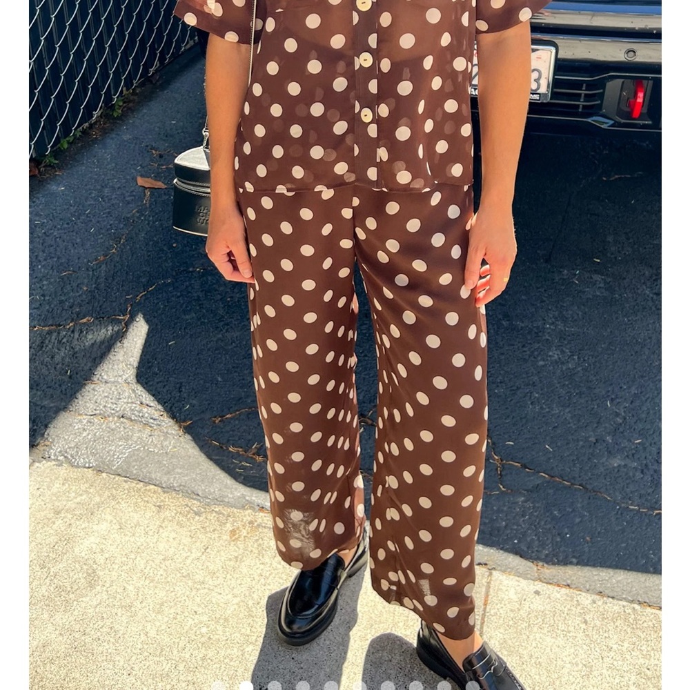 Lisa Says Gah polka dot Joanna pant